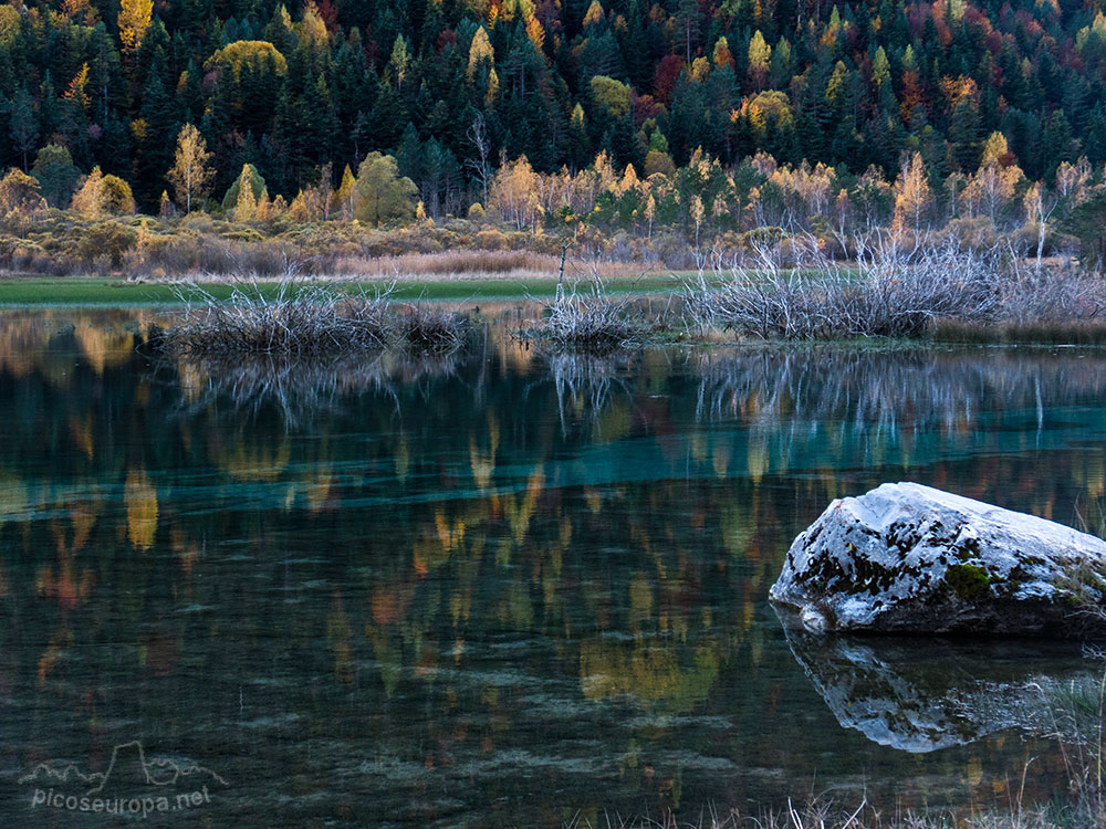 Foto: Embalse de Pineta, Ordesa, Pirineos de Huesca, Aragón.